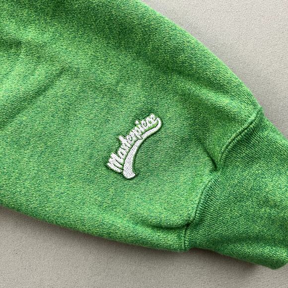 Masterpiece Hoodie Sweatshirt Adult Large Green Full Zip College Made in Japan - Picture 4 of 10
